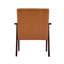Chaise d'appoint Mid-Century moderne avec support ergonomique et structure en bois durable