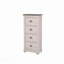 Commode à 4 tiroirs de style rustique en bois massif 1pc