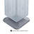 Four-Sided Pegboard Tower Floor Display on Revolving Base. Spinner Rack Stand. Panel Size: 14"W x 60"H