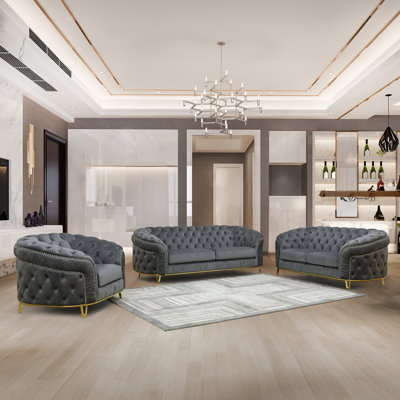Asherville 3 - Piece Living Room Set