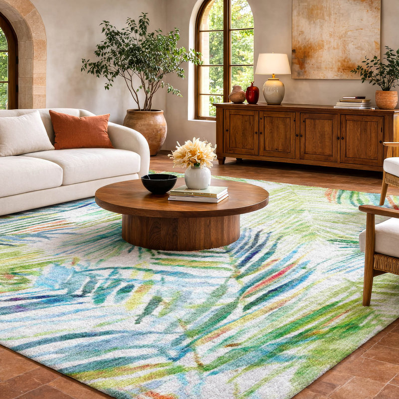 Tapis à poil long de qualité supérieure lavable à la machine Dream ADS199, 9 pi x 12 pi