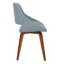 Ensemble de chaises de salle à manger de style Mid-Century moderne avec revêtement élégant