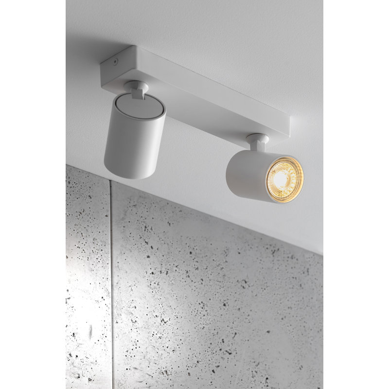 Casian Semi Flush Mount, White