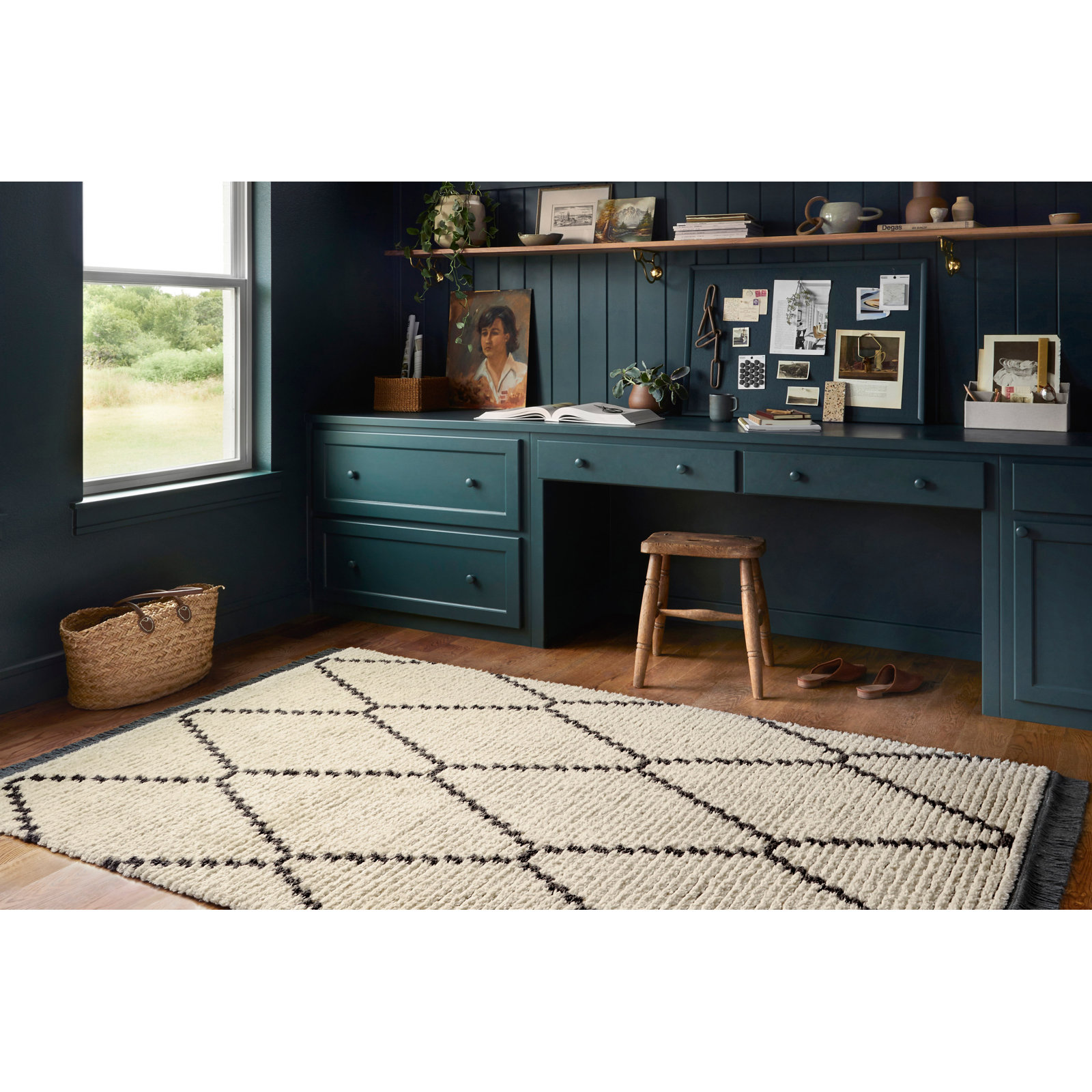 Chris Loves Julia x Loloi Alice Geometric Rug, Rectangle 9'2" x 13'