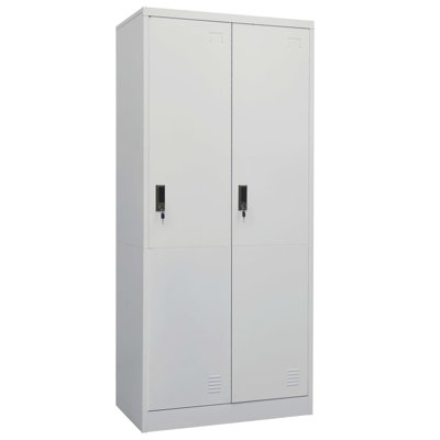 Harshbarger 2 Door Steel Wardrobe