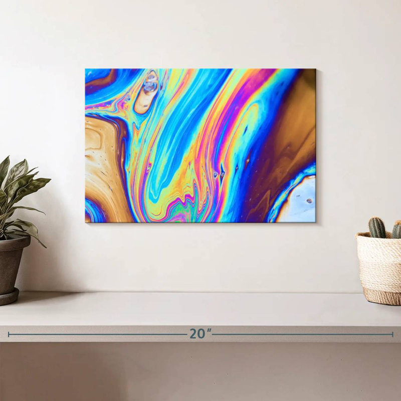 Avery Oil And Water Abstract, 8" H x 12" W