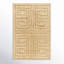 Anemone Geometric Wool Shag Rug-2087471102