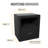 Manhattan Upholstered Faux Leather Nightstand-Pre Assembled Low Profile End Table-1616711069