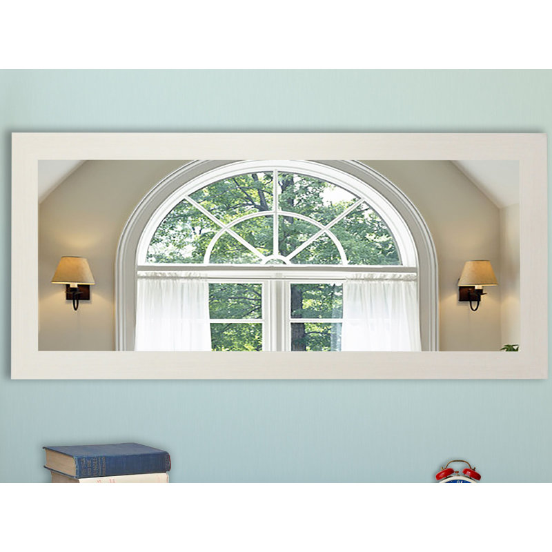 Susanna Flat Mirror, Ivory, 47.5" H x 39" W