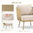 2-Piece Wicker Patio Chairs Set with Cushions