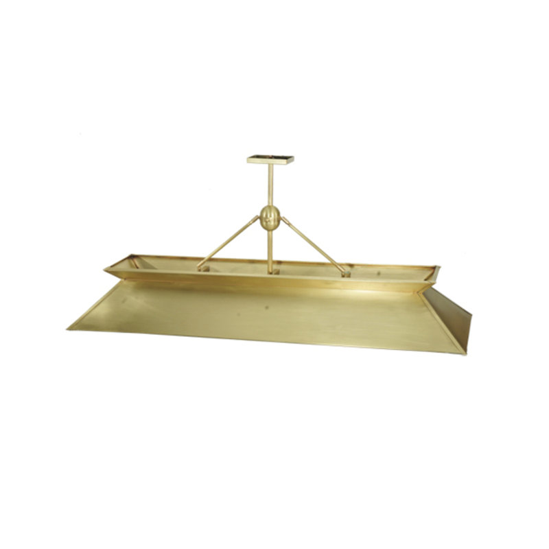 Luminaire suspendu pour îlot de cuisine en laiton satiné à 3 lumières Natasha