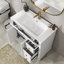 Meuble-lavabo avec lavabo, meuble-lavabo autoportant avec 1 tiroir rabattable et 2 tiroirs de rangement-1844389231