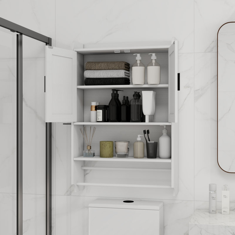 Armoires à pharmacie peu encombrantes, rangement de salle de bain moderne ajustable en MDF