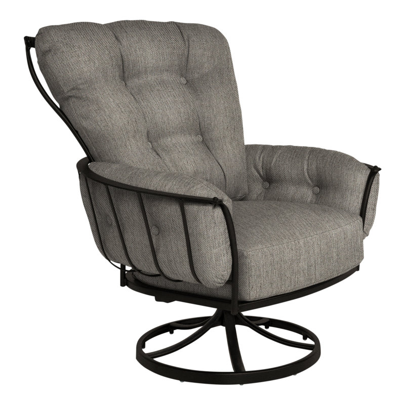 Monterra Outdoor Rocker Chair, Carbon Black, Flagship Stone Sunbrella®
