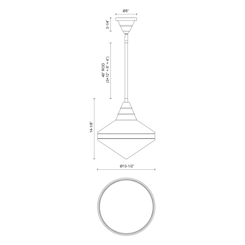 1 - Light Pendant, Polished Nickel, Matte Opal