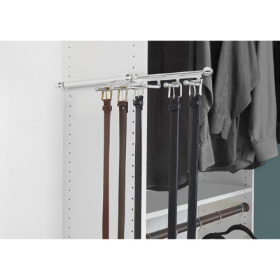 Organisateur de support pour rangement pour ceinture, cravate et écharpe Rev-A-Shelf