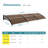 Window Awning Outdoor Polycarbonate Front Door Patio Cover Garden Canopy-1890448592-1890448604