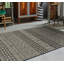 Tapis d'intérieur / extérieur à rayures gris anthracite / naturel Sedona-1404434791