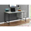 Bureau d'ordinateur, bureau personnel, ordinateur portable, tiroirs de rangement, L 55 po, métal stratifié, contemporain, moderne-788547392