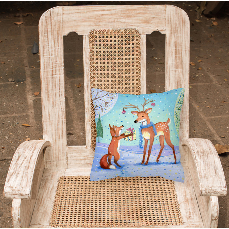  Coussin 14 "Christmas Christmas from the Fox, 18 po x 18 po