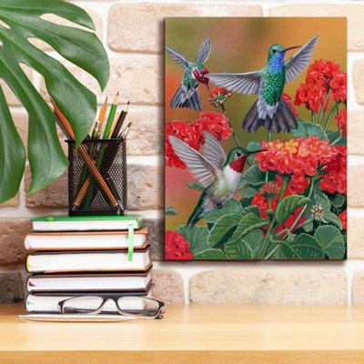 «Hummingbirds Flowers» par William Vanderdasson