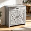 Farmhouse Barn Door Sideboard Storage Cabinet