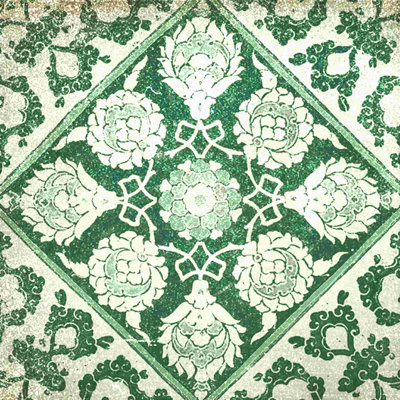 " Teal Tile Duo 3 "