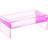Freysteinn Acrylic Coffee Table,  2 Tiers Clear End Table with Storage Shelf-1074465932