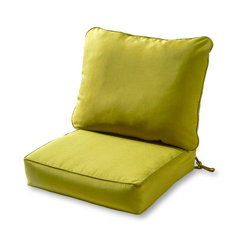 Lester Outdoor Premium Deep Seat Chair Cushion, Kiwi