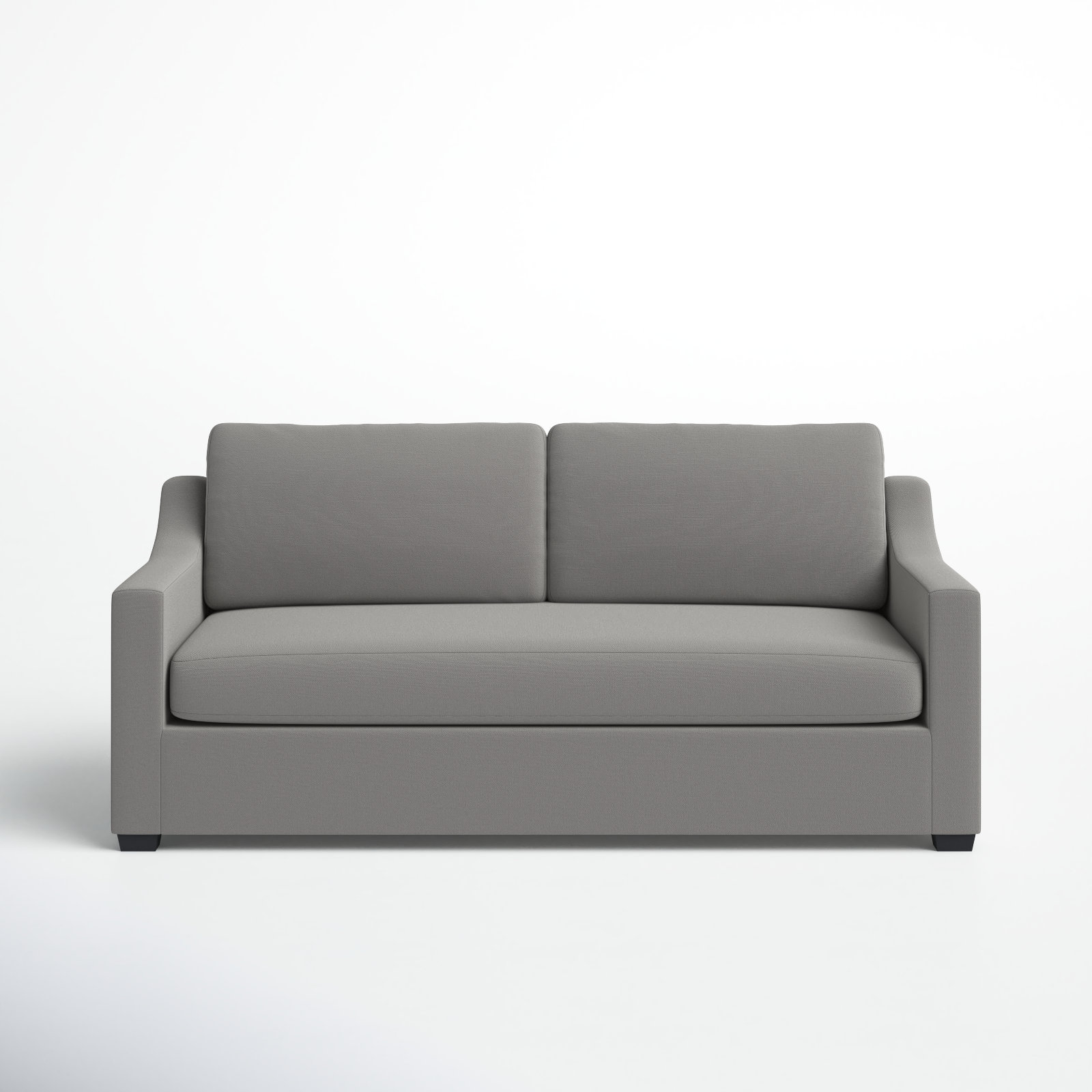 Cranbrook 88'' Upholstered Sofa, Bayou Light Gray Canvas