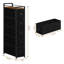 Rangement à 5 tablettes en tissu noir-752872855