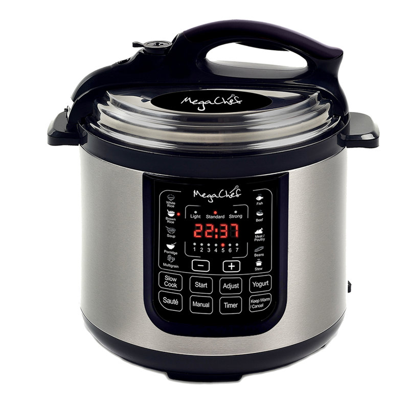 Mega Chef 8-Qt. Digital Pressure Cooker