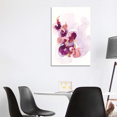 Orchid Sonata I 1 Piece Wrapped Canvas Wall Art