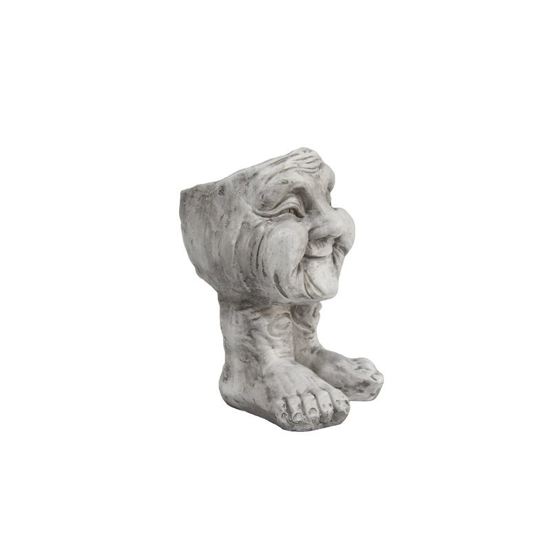 Whimsical Harmony - Old Lady Planter Pot