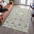 Premium Machine Washable Alexa AMF1087 Floral Rug-2121066023