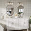 Miroir octogonal biseauté sans cadre Pearlette-924153063