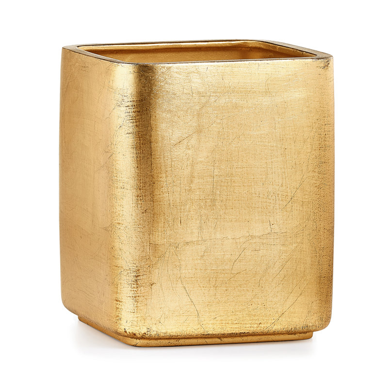 Ava 3 Gallons Waste Bin, Gold