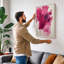 Magenta Bloom Abstract - Wrapped Canvas-1020579689-1020579691