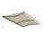 Semi-Cassette Patio Awning with LED Lights - Moroccan Collection -54833129-54833133