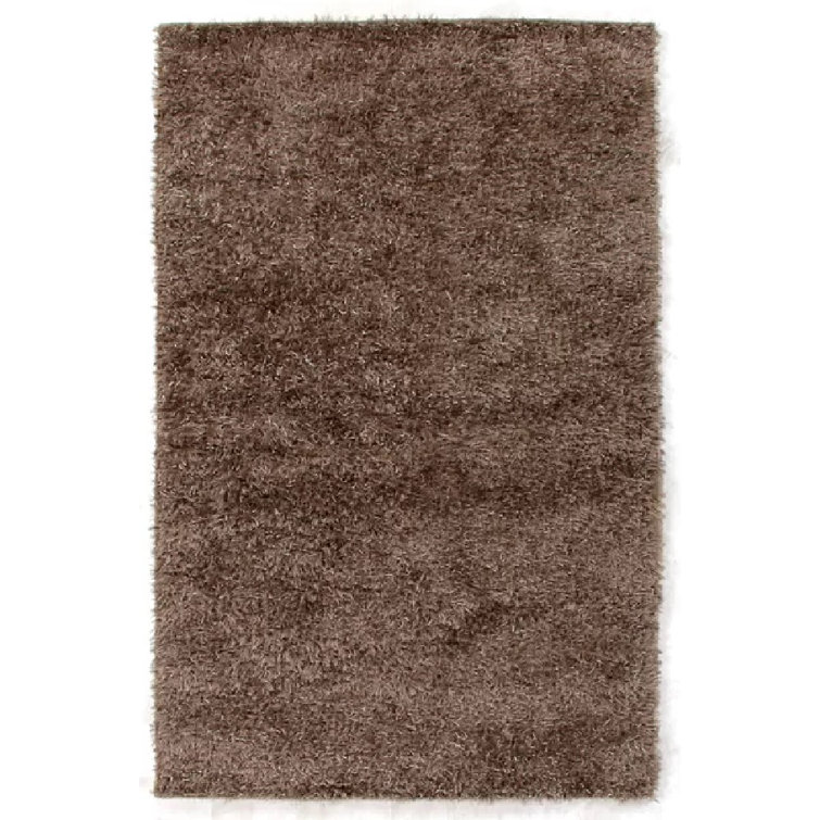 Viscose Shaggy Hand Loomed Area Rug