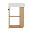 Meuble-lavabo 21,6 po avec lavabo en céramique