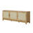 Sheridan 63" Mid-Century Modern 6-Shelf TV Stand for TVs up to 55" in Natural-91028884