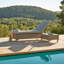Mounah 204cm Long Single Chaise with Cushions