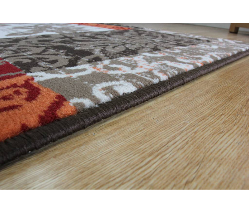 Round Bewdley Patchwork Area Rug, Round 120cm