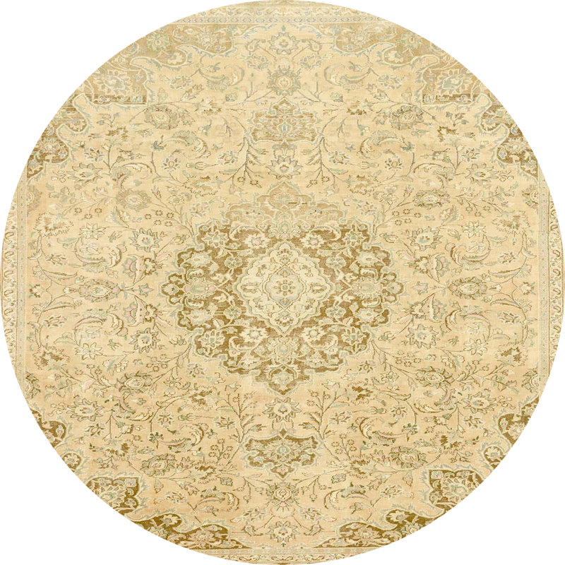 Tapis abstrait moderne 2116, Rond 7 pi
