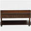 Table basse en noyer avec plateau relevable