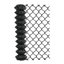 Tissu de clôture en mailles d'acier galvanisé robuste | Fil de 7 AWG | Revêtement en PVC noir | Résistant à la rouille et à la corrosion | Filet de sécurité pour usage résidentiel et commercial
