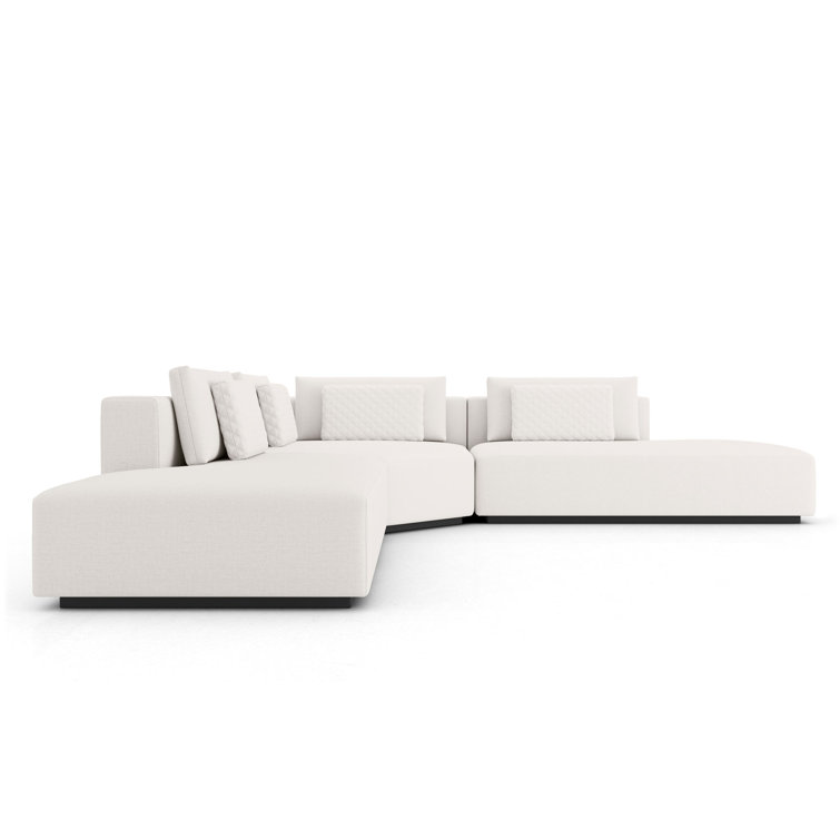 130" Wide Reversible Modular Corner Sectional