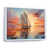 White Floater Framed