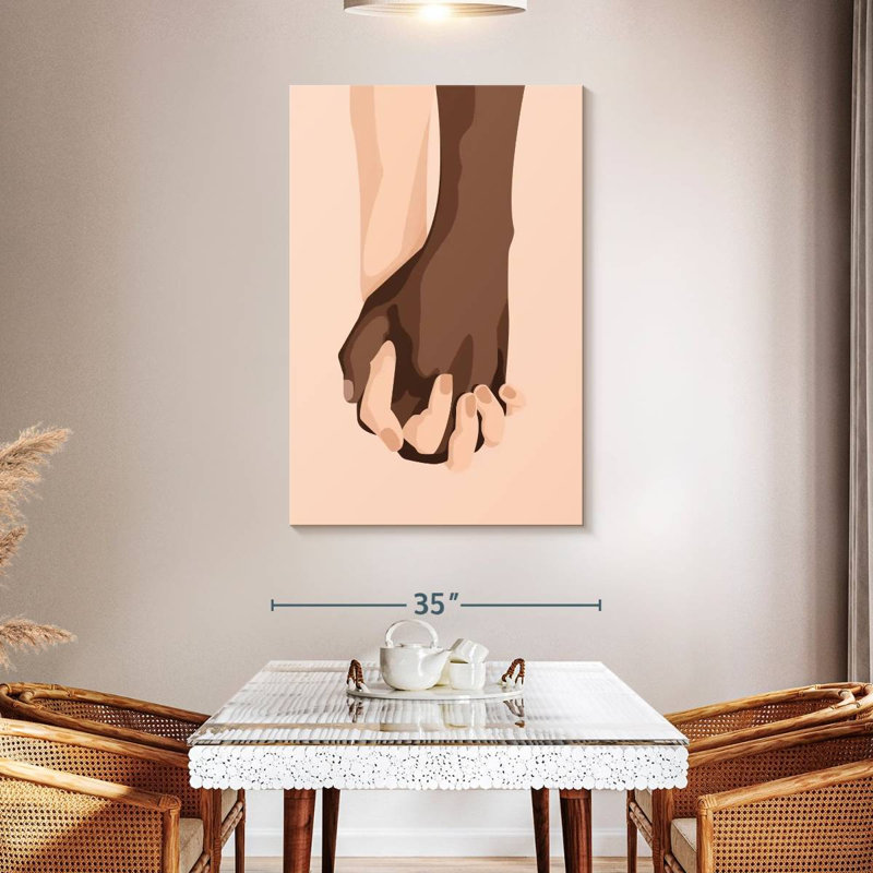 Hardie Interracial Couples, 48" H x 32" W